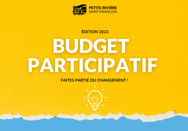 Budget participatif 2023 : Petite-Rivière offre 40 000$ pour un projet citoyen